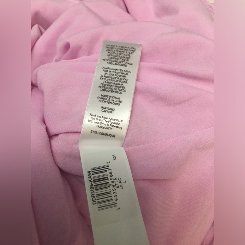 Dress the Population Pink Sequin Top with Label Detail - Picture 3 of 16